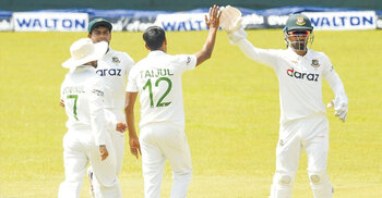 Sri Lanka declare to set Bangladesh 437 target
