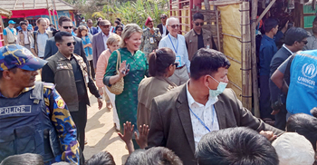 রোহিঙ্গা নিপীড়নের কাহিনি শুনলেন বেলজিয়ামের রানি