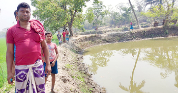পুকুরে বিষ দিয়ে মেরে ফেলা হলো দুই লাখ টাকার মাছ