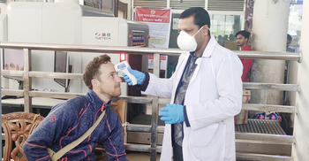 সোয়াইন ফ্লুর থার্মাল স্ক্যানার দিয়ে করোনাভাইরাস পরীক্ষা