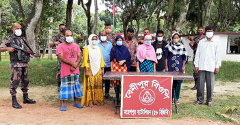 জীবননগর সীমান্ত দিয়ে ভারতে অনুপ্রবেশের দায়ে আটক ৯