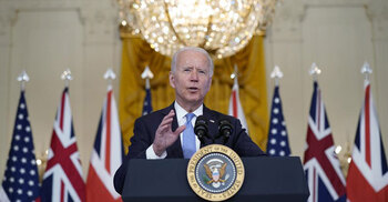 Biden announces Indo-Pacific alliance with UK, Australia