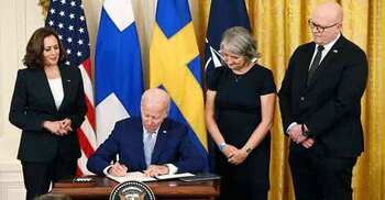 Biden signs ratification of Finland, Sweden NATO bids