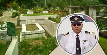 Biman pilot Nawshad laid to rest at Banani graveyard