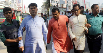 প্রেসক্লাবের সামনে থেকে বিএনপির তিন নেতা আটক