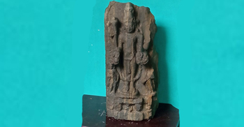 বগুড়ায় পুকুরে মিললো ১৫ কেজি ওজনের বিষ্ণুমূর্তি