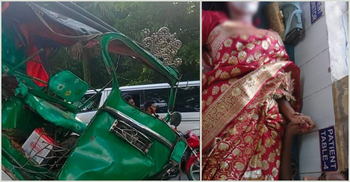 বিয়ের দিন সড়কে প্রাণ গেলো দুলাভাই-ভাতিজির, কনে হাসপাতালে