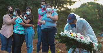 More than 60,000 people died of Covid-19 in March in Brazil