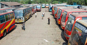 বগুড়ায় পরিবহন ধর্মঘটের ডাক
