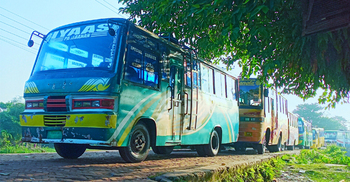 সুনামগঞ্জে চলছে দুইদিনের পরিবহন ধর্মঘট