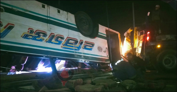 4 killed as bus overturns in Habiganj