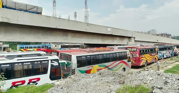 বিধিনিষেধ অমান্য করে যাত্রী পরিবহন: ভৈরবে দূরপাল্লার ২১ বাস আটক