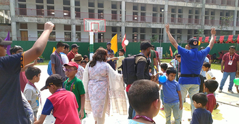 প্রাণের উচ্ছ্বাসে মেতেছে রংপুর ক্যাডেট কলেজ