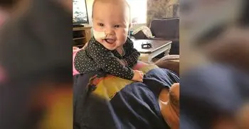 After battle with cancer, 4-month-old rang ‘cancer-free’ bell in emotional video