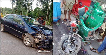 কুড়িগ্রামে প্রাইভেটকার-অটোরিকশার সংঘর্ষে একজনের মৃত্যু