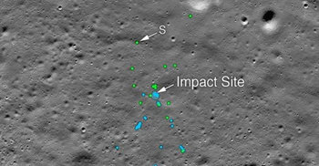 Chandrayaan-2 Moon landers's debris found