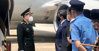 Chinese Defence Minister arrives in Dhaka