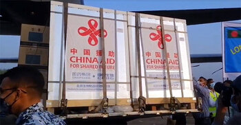 5 lakh doses of Chinese Covid-19 vaccine reach Dhaka