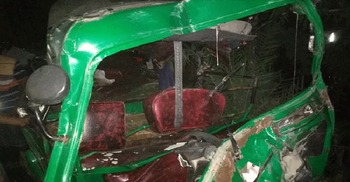 ট্রাক-সিএনজি সংঘর্ষে প্রাণ গেল দুইজনের