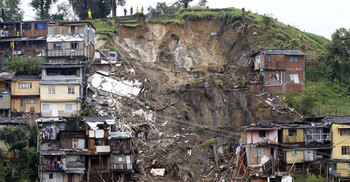14 dead in Colombia mudslide