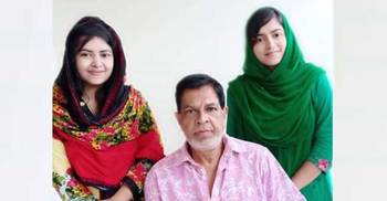 নিজ কৌশলে করোনা জয়ের গল্প শোনালেন দুই মেয়ে ও তাদের বাবা