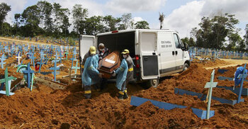 Global coronavirus death toll hits 2 million