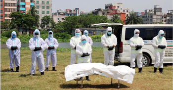 করোনায় স্ত্রীর মৃত্যু, ২৪ ঘণ্টার মধ্যে উপসর্গে মারা গেলেন স্বামীও