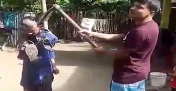 সারারাত মারধরের পর সকালে কোদাল দিয়ে মাথা ন্যাড়া