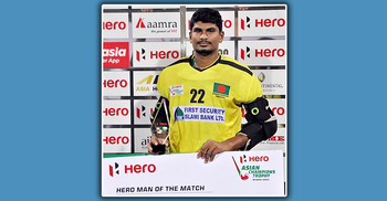 প্রথম টুর্নামেন্টেই ম্যাচসেরা, দারুণ খুশি গোলরক্ষক বিপ্লব কুজুর