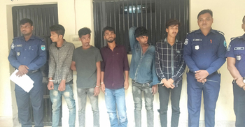 ভৈরবে অস্ত্রসহ পাঁচ ডাকাত গ্রেফতার