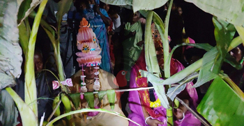 দিনাজপুরে বৃষ্টির আশায় তিন গ্রামে ইন্দ্র দেবের নগর বিয়ে