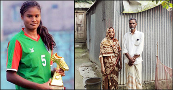 বিপদ কাটলো ফুটবলার আঁখির পরিবারে