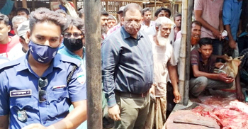 বেশি দামে মাংস বিক্রি করায় জরিমানা
