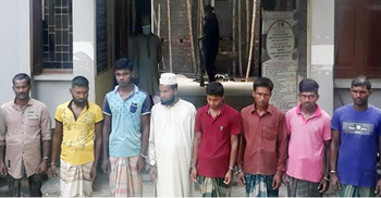 বগুড়ায় ইউএনওর গাড়িতে হামলার ঘটনায় গ্রেফতার ৮