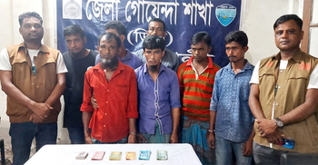 নোয়াখালীতে নির্মাণাধীন ভবনে জুয়ার আসর, গ্রেফতার ৭