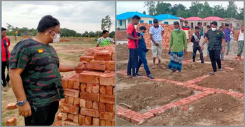 ঘর নির্মাণে অনিয়ম, আশ্রয়ণের কাজ বন্ধ করলেন এমপি শিবলী