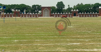 ঈদের জামাতের জন্য প্রস্তুত এশিয়ার সবচেয়ে বড় ঈদগাহ ময়দান