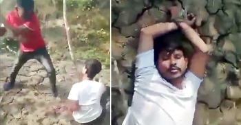 যুবককে গাছে বেঁধে নির্যাতনের ভিডিও ভাইরাল