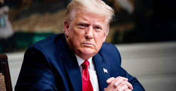 Trump asks Americans to be “united” but doesn’t mention impeachment