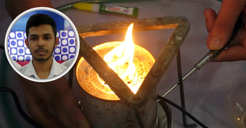 প্লাস্টিক থেকে জ্বালানি গ্যাস তৈরি করে তাক লাগালো কলেজছাত্র