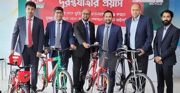 Duranta introduces Lal Sabuj bicycle marking Victory Day
