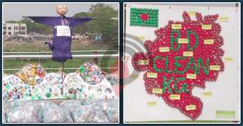 নদীতে ফেলা ময়লা কুড়িয়ে মানচিত্র তৈরি