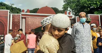 Main Eid jamaat held at National Eidgah