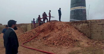 বোদায় দুই ইটভাটাকে সাড়ে পাঁচ লাখ টাকা জরিমানা