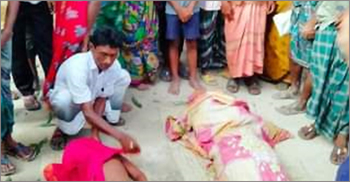 জলাশয়ে অবৈধ বিদ্যুৎ সংযোগে প্রাণ গেল ফুফু-ভাইপোর