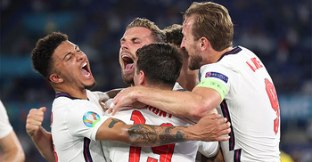England thrash Ukraine to make last four