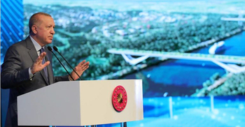 Erdogan takes first step in controversial Istanbul canal project