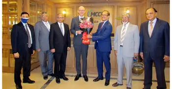 Ambassador of the EU Delegation to Bangladesh visits MCCI Gulshan Office