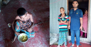 দুই বছর ধরে শিকলবন্দি কিশোর রহিম