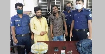 কোম্পানীগঞ্জে গাঁজা-ইয়াবাসহ গ্রেফতার ২